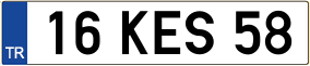 Truck License Plate